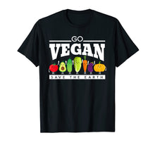 Load image into Gallery viewer, Funny Go Vegan Save the Earth Diet Shirt

