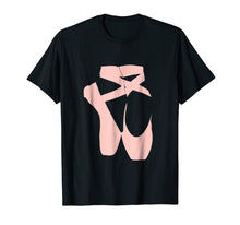 Load image into Gallery viewer, Ballet Dancer TShirt Pointe Shoe Ballerina Dancing Barre Tee
