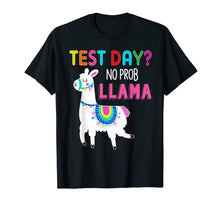 Load image into Gallery viewer, test day no problem llama shirt

