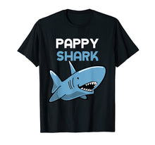 Load image into Gallery viewer, Pappy Shark Funny Family Father's Day Gift T-Shirt
