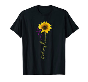 epilepsy awareness t shirt with sunflower gift men women kid