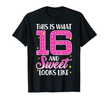 Load image into Gallery viewer, Womens Sweet Sixteen Birthday T Shirt 16th Birthday Shirt
