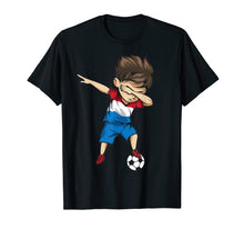 Load image into Gallery viewer, Dabbing Soccer Boy Netherlands Jersey Shirt - Dutch Football
