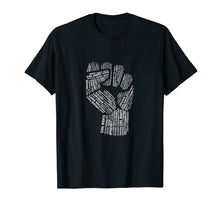 Load image into Gallery viewer, Civil Rights Equality Freedom Justice Fist TShirt |BLM Power
