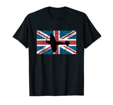 Load image into Gallery viewer, Patriotic RAF Supermarine Spitfire British flag t-shirt
