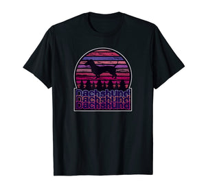 Dachshund Lover Retro 70's Wiener dog T-Shirt