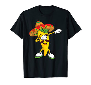 Dabbing Yellow Chili Pepper Mexican Hot Dab Shirt