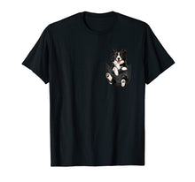 Load image into Gallery viewer, Dog in Your Pocket Border Collie t shirt tee shirt
