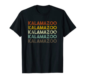 Kalamazoo, Michigan - Retro Vintage Shirt
