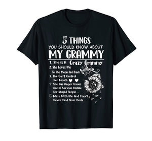 5 things you should know about my grammy T-shirt