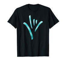 Load image into Gallery viewer, American Sign Language I love you T shirt - turquoise
