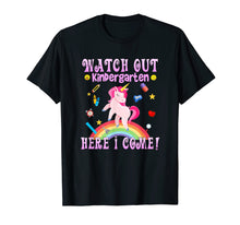 Load image into Gallery viewer, Kindergarten Shirt Watch Out Kindergarten Grade Here I Come
