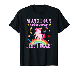 Kindergarten Shirt Watch Out Kindergarten Grade Here I Come