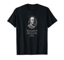 Load image into Gallery viewer, Ben Franklin and Quote About Beer T-Shirt
