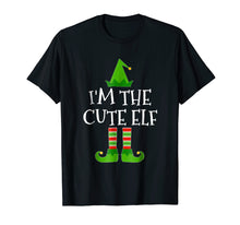 Load image into Gallery viewer, I'm The Cute Elf Matching Family Group Christmas T Shirt
