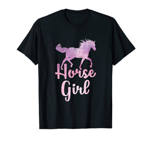 Horse Girl T Shirt Equestrian Horseback Riding Gift