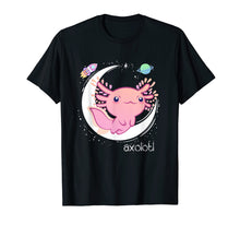 Load image into Gallery viewer, Space Axolotl Kawaii Pastel Goth Cute Anime Comic Tshirt Tee
