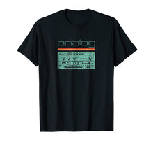 Load image into Gallery viewer, Analog Vintage Synthesizer T-Shirt - Acid Nerd Synth 80s

