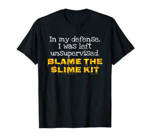 Cute Cool Funny Slime Kit T Shirt for Messy Boys and Girls