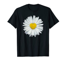 Load image into Gallery viewer, White and Yellow Heart Daisy T-Shirt Flower Rave Tee
