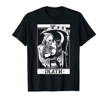 Load image into Gallery viewer, Blackcraft Vintage Death Tarot 13 Card Shirt The Reaper
