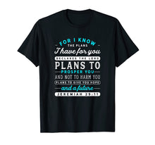 Load image into Gallery viewer, Christian T Shirts Jeremiah 29 11 Hope Bible Verse Tshirt
