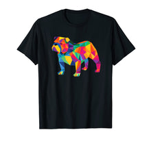 Load image into Gallery viewer, English Bulldog Geo Fractal T-Shirt
