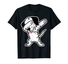 Load image into Gallery viewer, Dalmatian Dabbing Tshirt Funny Dalmation Dab Dog Dance Shirt
