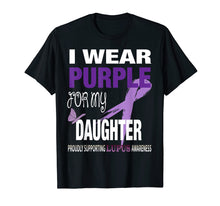 Load image into Gallery viewer, I wear Purple for my Daughter Awareness T-shirt
