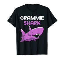 Load image into Gallery viewer, Grammie Shark Funny Family Gift Mother&#39;s Day T-Shirt
