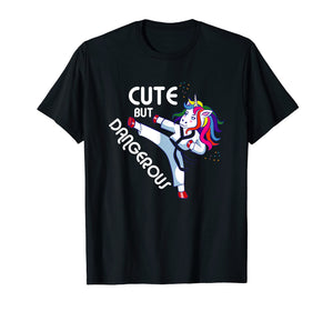 Karate Unicorn T-Shirt | Self Defense Shirt For Girls