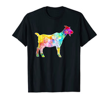 Load image into Gallery viewer, Colorful Abstract Goat shirt for women Premium T-Shirt T-Shirt
