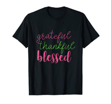 Load image into Gallery viewer, Alpha Kappa AKA Alpha Grateful Thankful Blessed T-Shirt
