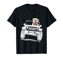 Load image into Gallery viewer, Bulldog Driving Jeep T-Shirt OffRoad Lovers Gift
