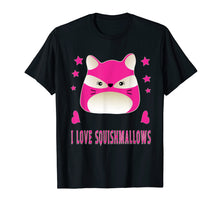 Load image into Gallery viewer, Funny Pink Love Squishmallows Fox Girls Womens T-Shirt
