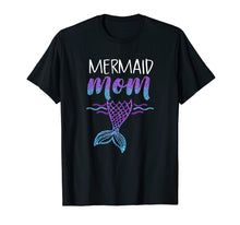 Load image into Gallery viewer, Womens Mermaid Mom Mermaid Birthday Party Shirt
