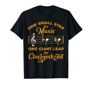 Funny Clarinet Gift for Musicians, Teachers + Bands T-Shirt
