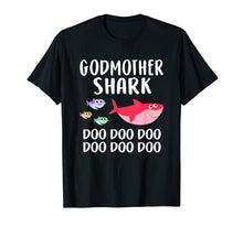 Load image into Gallery viewer, Godmother Shark Shirt Mothers Day For Matching Family Tee

