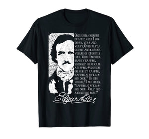 Edgar Allan Poe Raven Shirt Unique Literature Gift