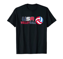 Load image into Gallery viewer, USA Flag Volleyball Men's and Women's Volleyball Shirt
