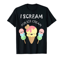 Load image into Gallery viewer, I Scream Ice Cream Summer Shirt Ice Cream Party T-Shirt Kids
