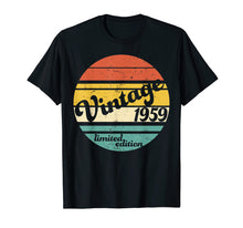 Load image into Gallery viewer, 60th Birthday Shirt Vintage 1959 Classic Funny Gift  T-Shirt

