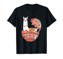 Load image into Gallery viewer, Funny Easter T-Shirt Llama Easter Egg Shirt Kids

