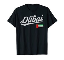 Load image into Gallery viewer, Dubai UAE Flag Distressed Vintage T-Shirt
