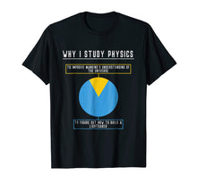 Load image into Gallery viewer, Funny Why I Study Physics Lightsaber Science Lover T Shirt
