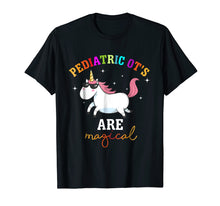 Load image into Gallery viewer, Rainbow Unicorn Pediatric OT Shirt Occupational Therapy Tee
