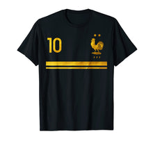 Load image into Gallery viewer, France Football Jersey Equipe de France Golden T-Shirt
