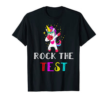 Load image into Gallery viewer, Awesome Rock The Test Gift Tshirt Student teacher
