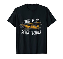 Load image into Gallery viewer, Funny Pilot Tshirt Airplane Tshirt This is my Plane Tshirt
