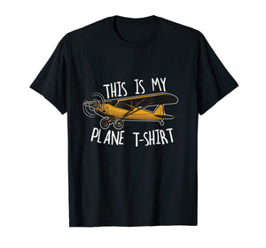 Funny Pilot Tshirt Airplane Tshirt This is my Plane Tshirt